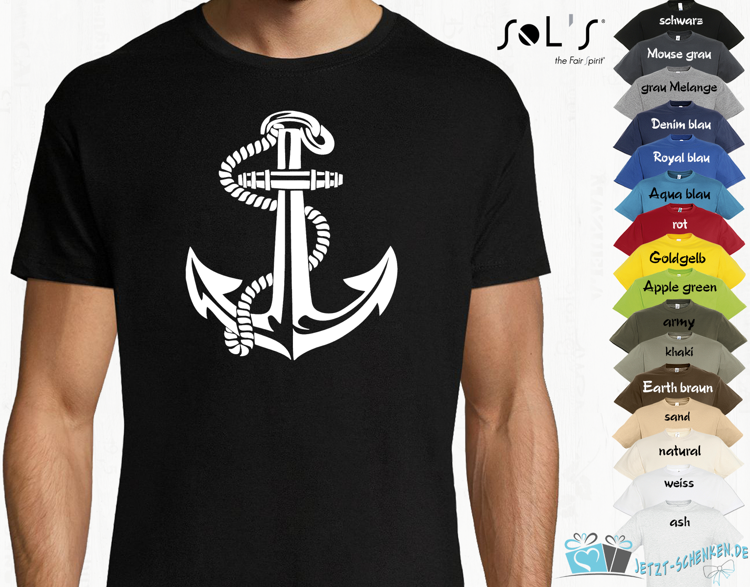 T-Shirt - Funshirt - Anker Anchor Seemann
