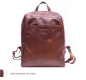 Mobile Preview: Louis Wallis leather backpack shopper vintage brown - Yunte