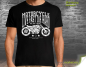 Preview: Biker T-Shirt mit Motiv - MOTORCYCLE LIVE DIE HARD - optional mit zusätzlichem Aufdruck