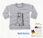 Mobile Preview: Baby sweatshirt long sleeve - cat with desired name