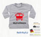 Mobile Preview: Baby Sweatshirt Langarm - Feuerwehr mit Wunschname