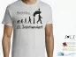 Preview: T-Shirt - Funshirt - EVOLUTION 21. Jahrhundert