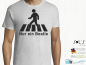 Preview: T-Shirt - Funshirt - Zebrastreifen und nur 1 Beatle