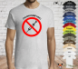 Mobile Preview: Herren T-Shirt für Gesunde - Funshirt - gegen Zwangsimpfung