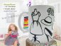Preview: Fashion mug including desired name to color in imaginatively - children's joy is guaranteed