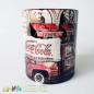 Mobile Preview: Coca-Cola Truck Motiv- Kaffeetasse, Kaffeebecher inkl. Ihrem Wunschnamen