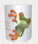 Preview: Frosch- Motiv- Kaffeetasse - Ganz anderes ​Level - inkl. Wunschname