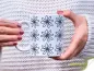 Preview: Kaffeetasse mit Blumenmuster - Panoramadruck