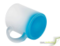 Mobile Preview: Frosted glass mug with color satin finish - Light Blue