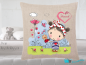 Preview: Pillow girl with ladybug incl. Desired name