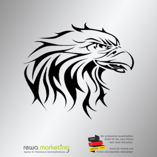 Sticker eagle head