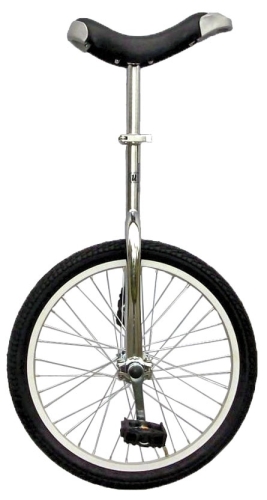 Fun unicycle 20 inch 46 cm unisex silver