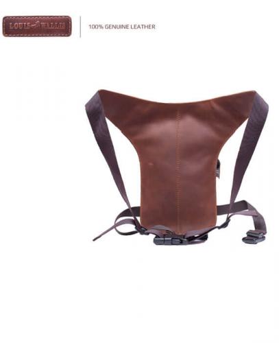 Louis Wallis Leather Backpack Shopper Vintage Brown - Future