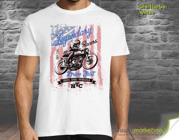 Biker T-Shirt - Legendary Racers