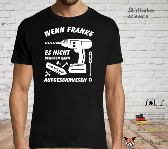Men's T-Shirt - Handyman - If Desired Name Can't Fix It...