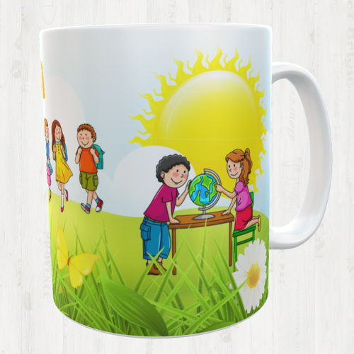 Gift for the school introduction - cup with desired name