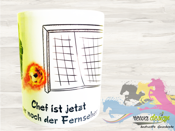 Tasse zur Fussball EM, WM oder Bundesliga - Torschütze - Ihr Wunschnamen optional