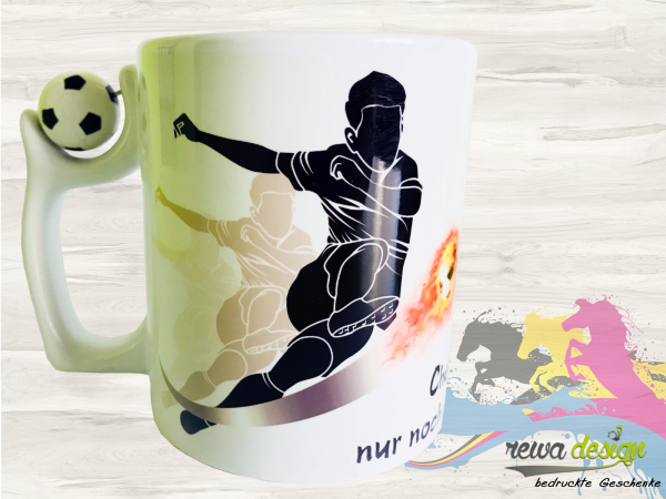 Cup for the European Football Championship, World Cup or Bundesliga - goal scorer - your desired name optional