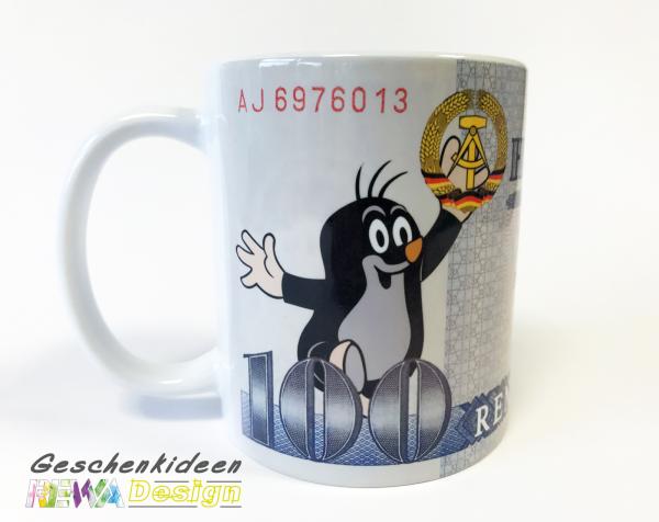 100 DDR Mark Ostalgie memory fun coffee cup / mug including desired name - imprint