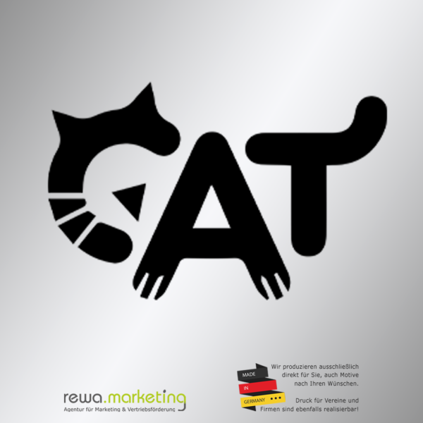 Sticker lettering Cat