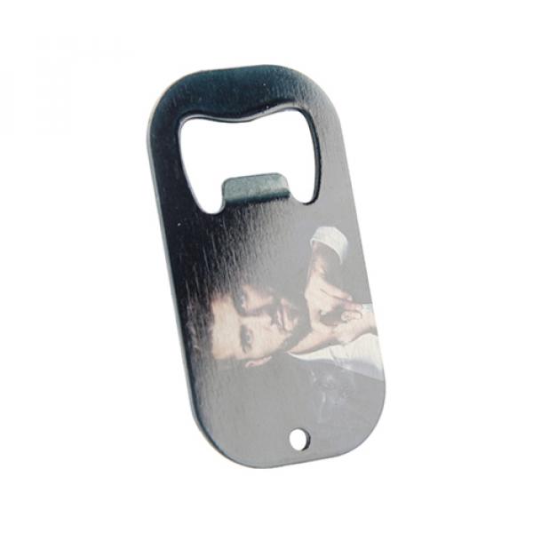 Bottle opener with your personal desired motif imprint