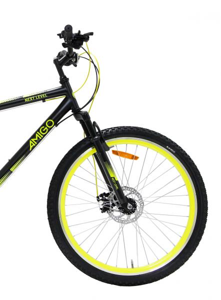 AMIGO Mountain Bike Next Level 26 Inch Unisex Black / Yellow