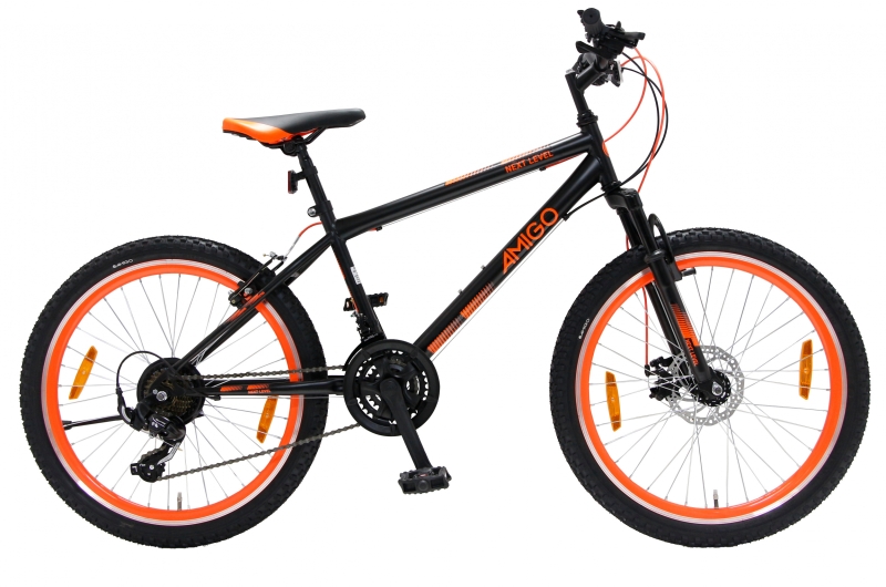 AMIGO Mountain Bike Next Level 26 Inch Unisex Black / Orange