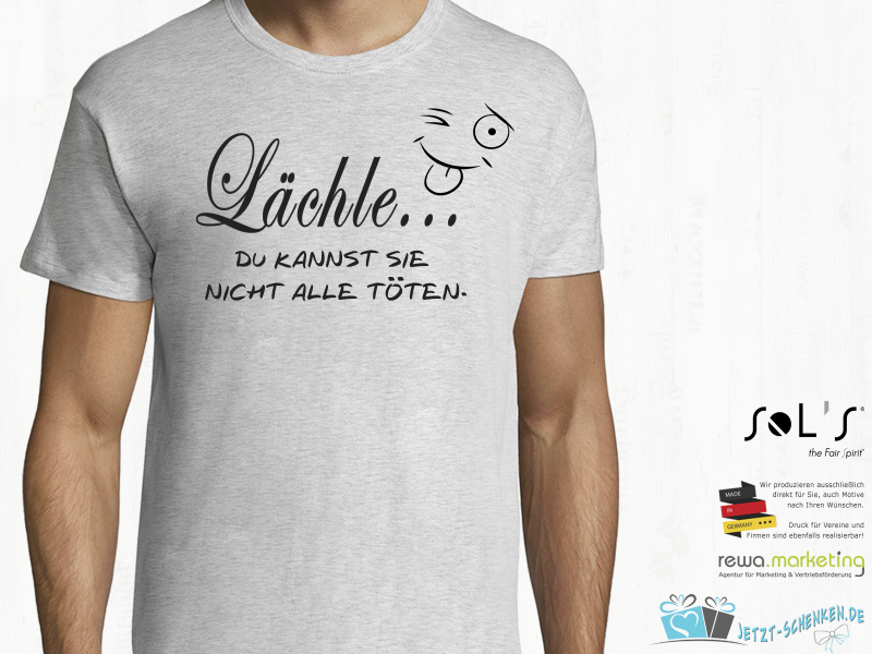 Men's t-shirt - Smile... You can't kill them all