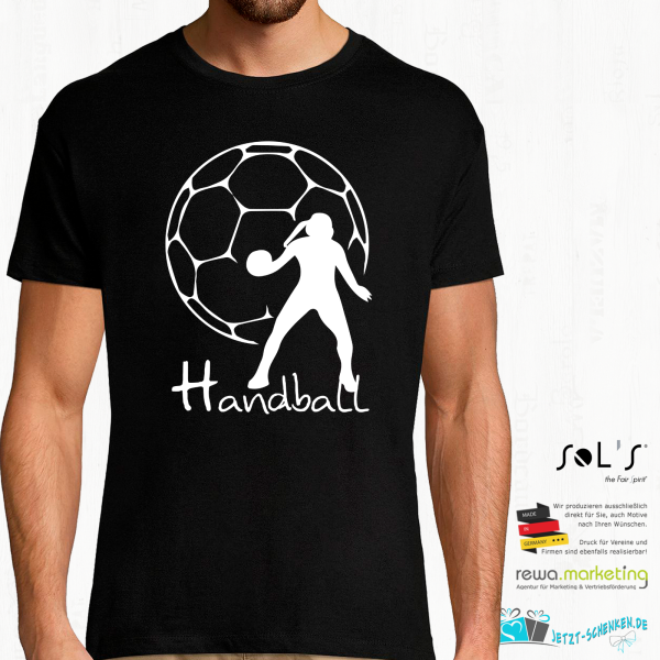 Herren T-Shirt - Funshirt - für Handballer