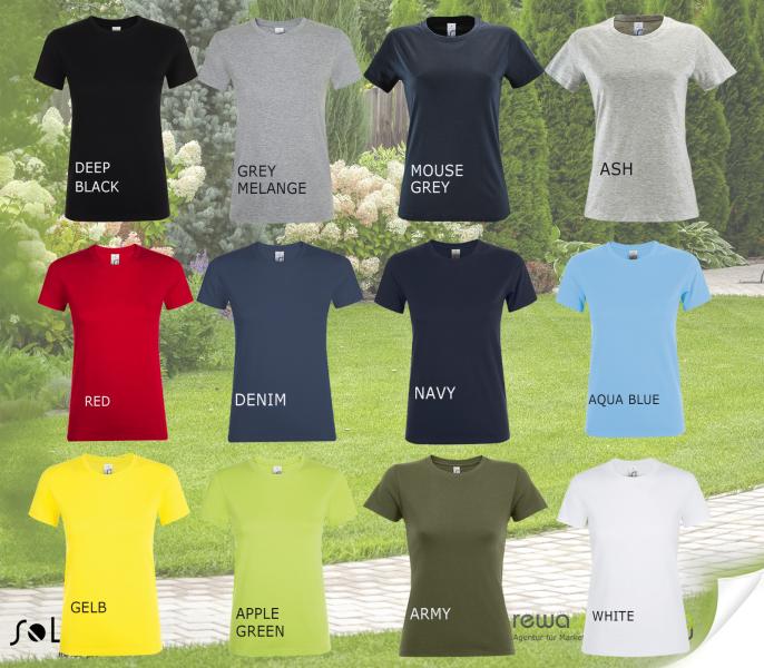 Party T-shirt set for couples - KING & QUEEN with desired name