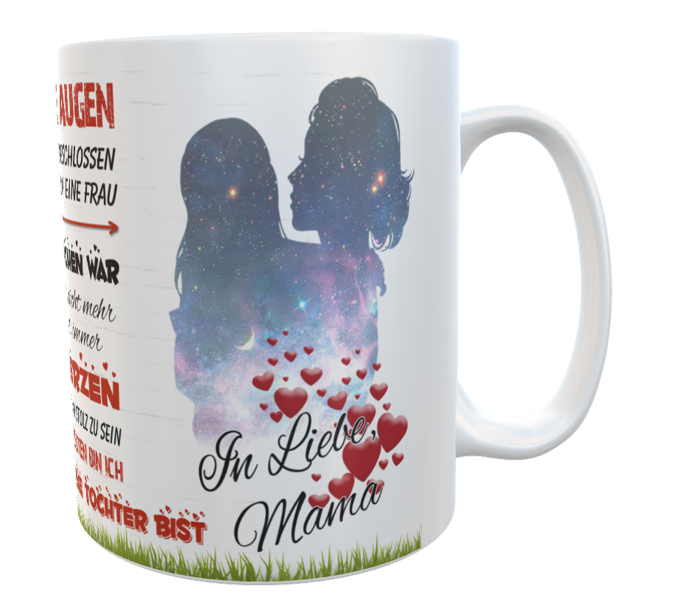 Mug for the daughter - can be personalized with the name of your choice