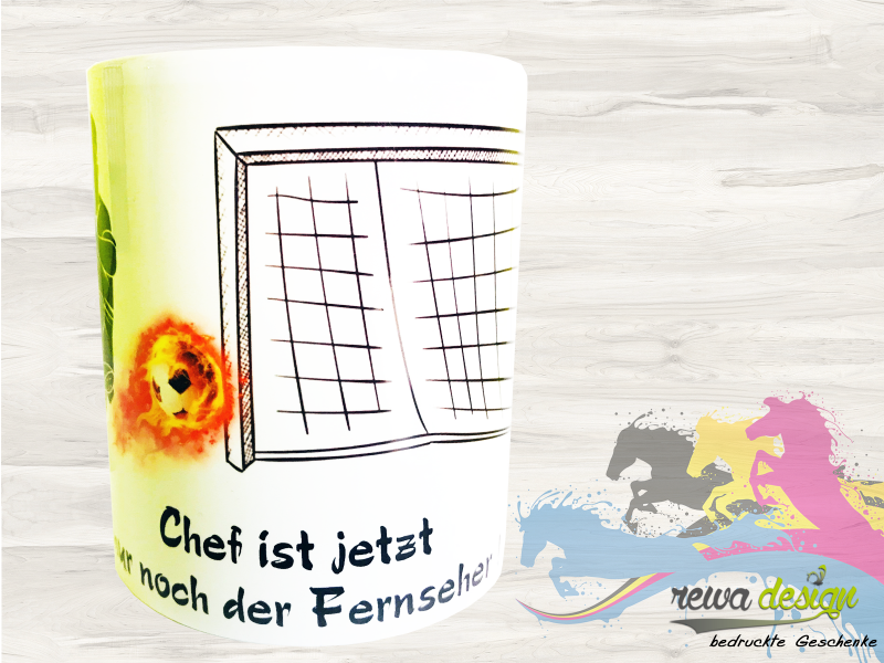 Football fan cup - box jumper - including your desired name