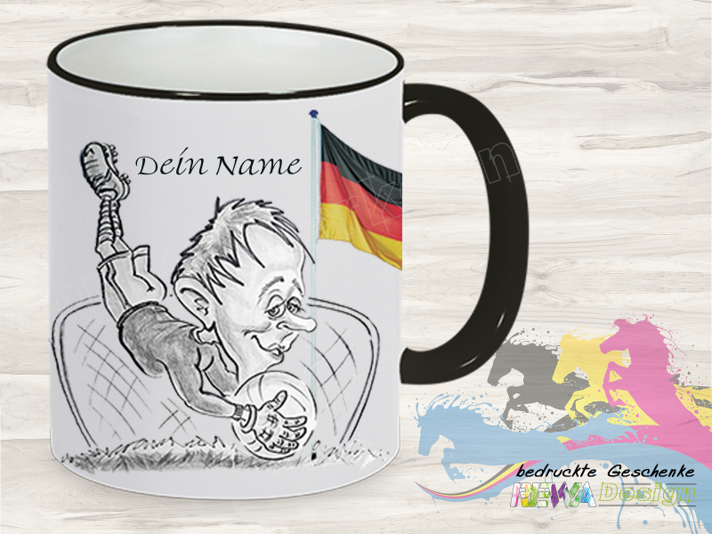 Football fan cup - box jumper - including your desired name
