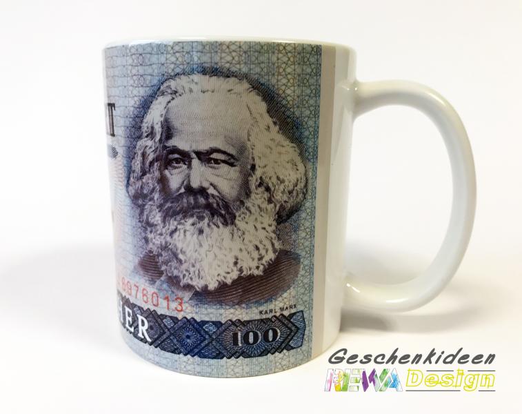 100 DDR Mark Ostalgie memory fun coffee cup / mug including desired name - imprint