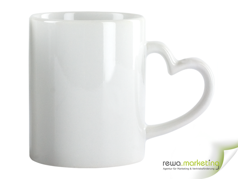 Coffee cup with green glittering stars - panorama print